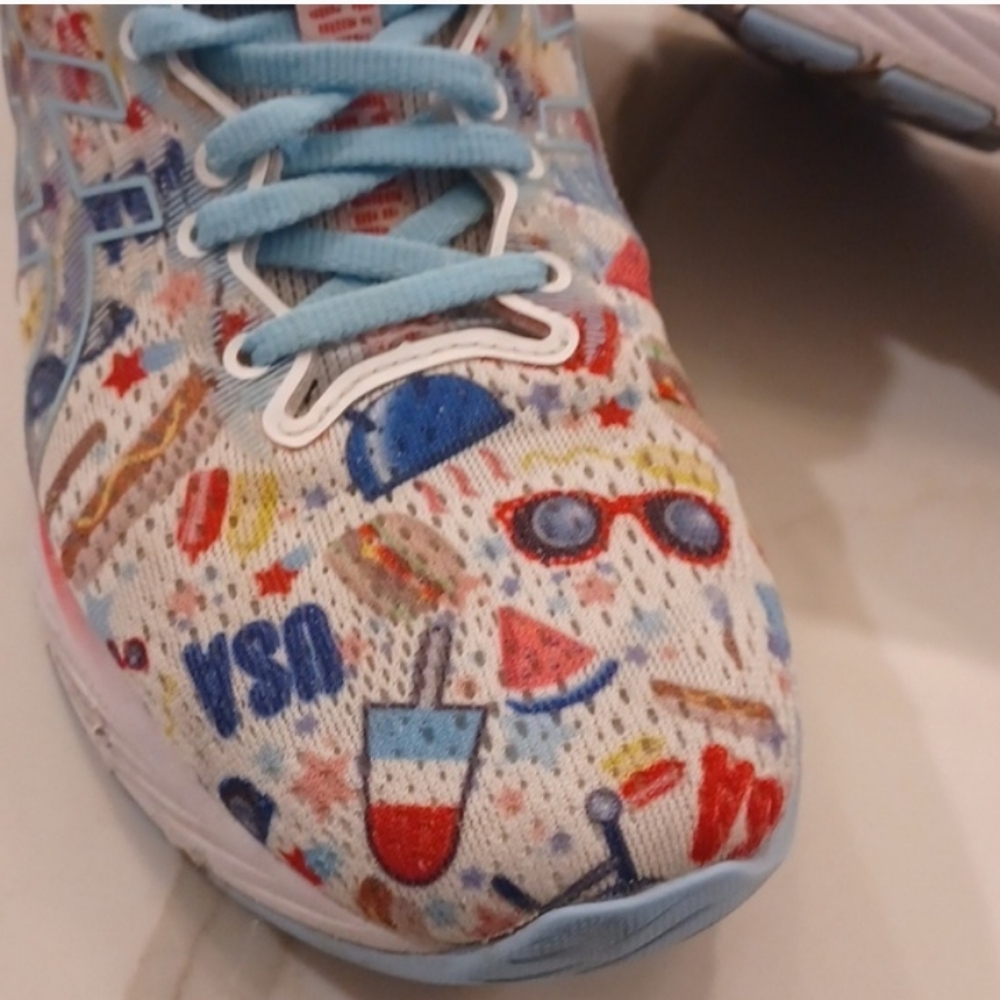 Asic Gel Cumulus 23 Cookout Special Edition Womens Size 8.5 Running Tennis Shoes - Picture 4 of 6